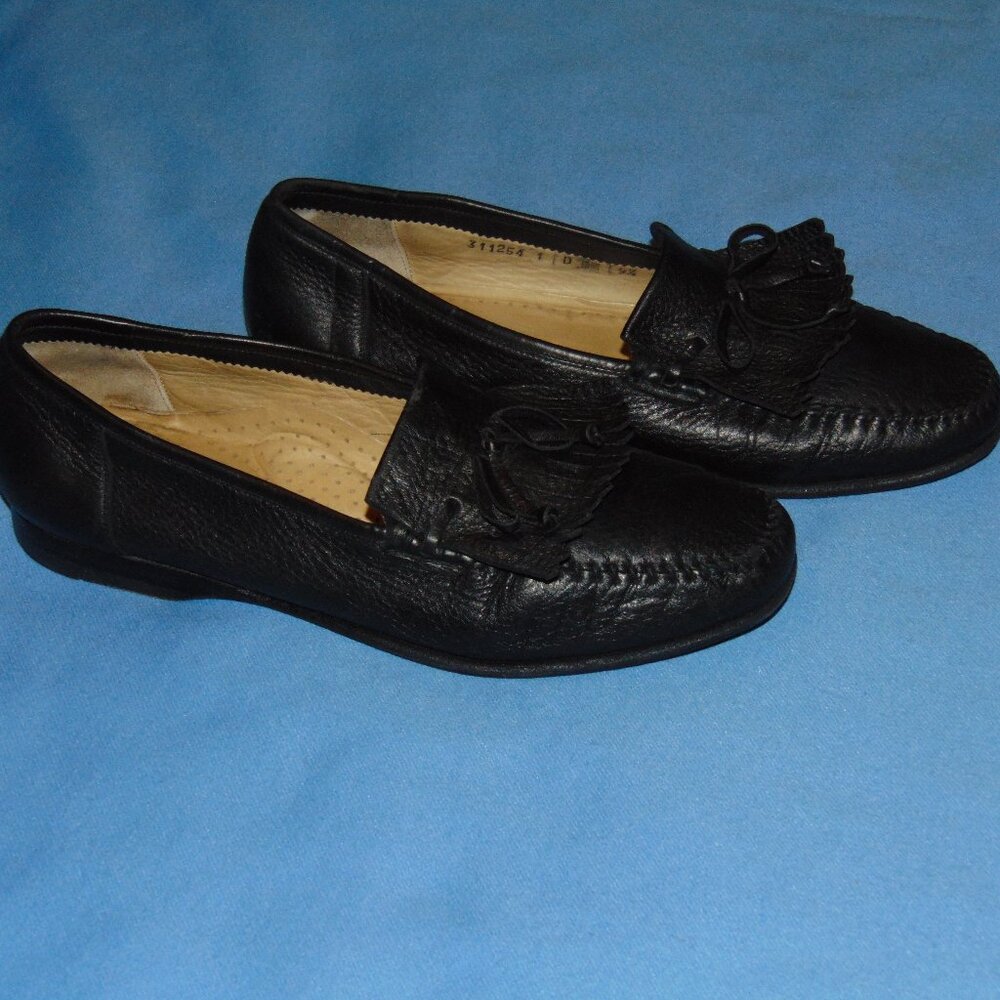 MEN'S  SANTONI  KILT  TASSEL LOAFERS MADE IN ITALY